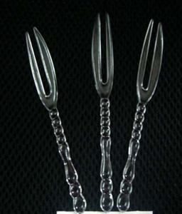 Quality Crab Shape Disposable Cake Forks Disposable Plastic Flatware FDA Approval for sale