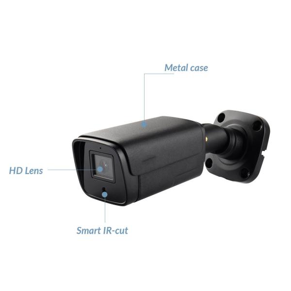 Customized 4CH 4MP IP Camera Outdoor Bullet Camera Surveillance Security POE NVR Kit