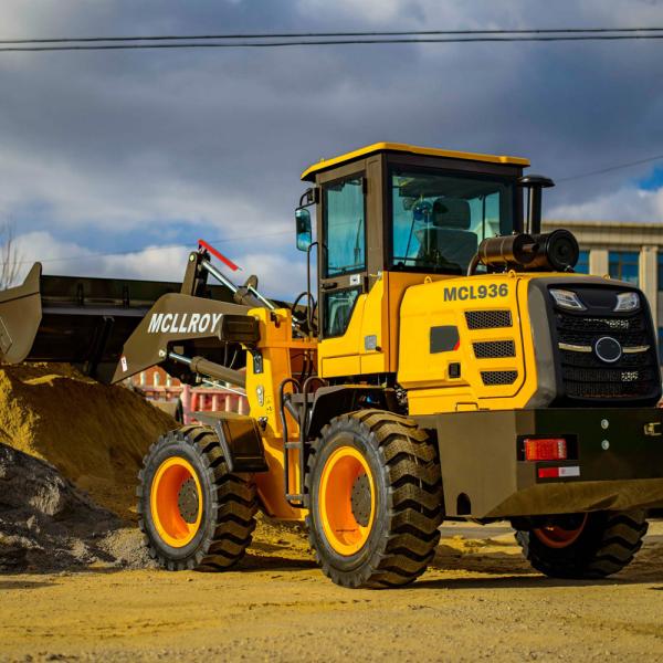 65kw Mini Shovel Wheel Loader Machine With 1.1m3 Bucket Capacity