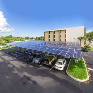 China Easy Installation Thickness 0.5mm-15mm Single Multi Solar PV Carport Mounting Systems on sale
