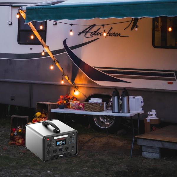 PD45W RV Solar Energy System Portable Power Station With 12V Lithium Battery