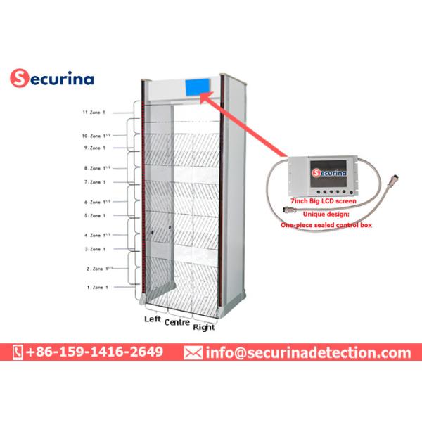 33 Zones Archway Security Gate Pass Through Metal Detector With Password Management