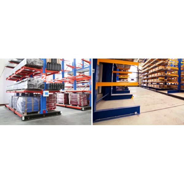 Electric Mobile Pallet Racking Rail-Guided Electric Mobile Rack Warehouse Storage Rack