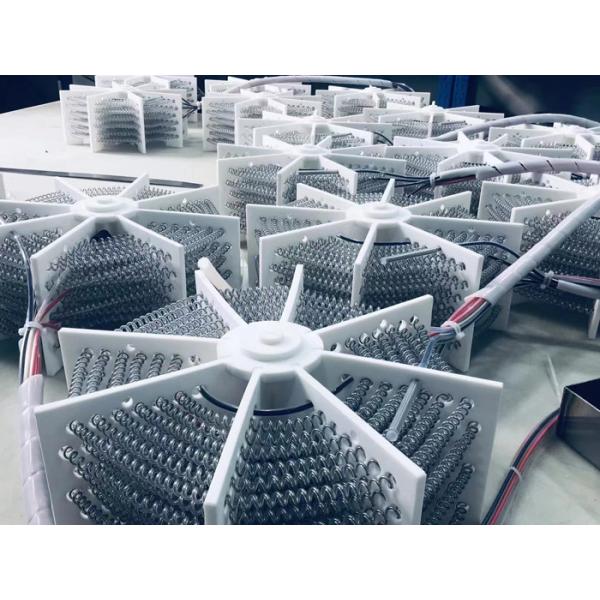 ISO9001 PFA Fluoropolymer Coated SS Immersion Heater , Anti Corrosion Chemical