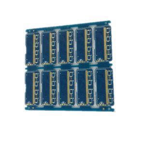 2 Layer Prototype Circuit Board FR4 TG 135 Blue Soldermask 35um Copper HASL Lead