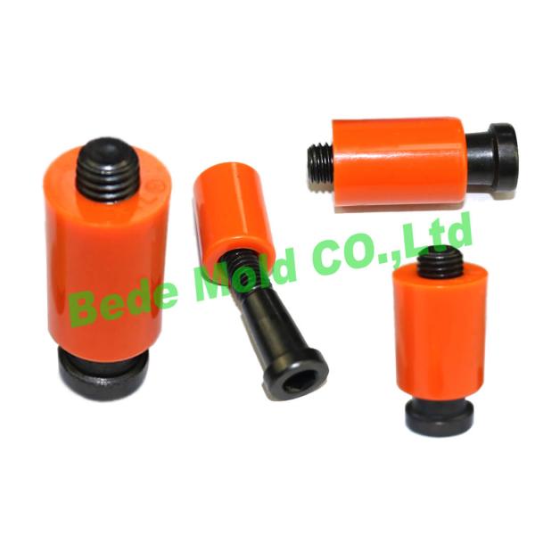 High Precision Nylon 66 Parting Locks Mould 50000 Times Closed Up Wear Resisting