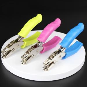 Quality Green Hand Held Hole Punch for DIY Card No. of Holes 1 6mm Circle Metal Paper Puncher for sale