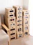 Rectangle Cardboard Shoe Boxes CMYK Printing With Magnetic Closure