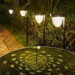 IP65 Waterproof Solar Powered Garden Lights Constant And RGB For Decoration