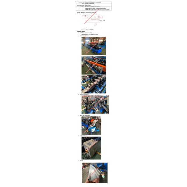 Steel Bottom Shutter Door Roll Forming Machine Metal Door Making Machine