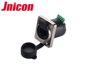 China Ethernet IP65 Sealed RJ45 Connector Cat6 Cat5e RJ45 Plug And Socket IEC Standard on sale
