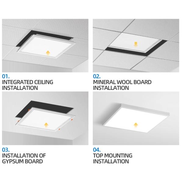 Recessed Backlit LED Panel Light 1200X300 Modern Simple 100LM/W Lumen Efficieny