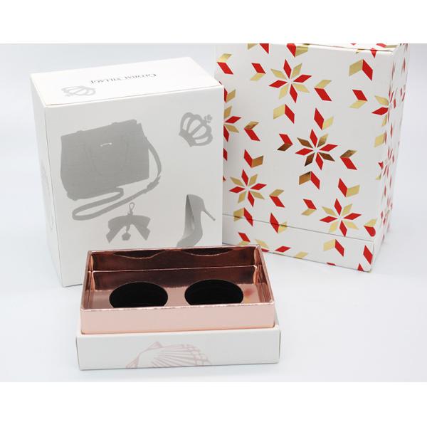 Empty Custom Makeup Packaging Cmyk Printing Cosmetics Paper Box