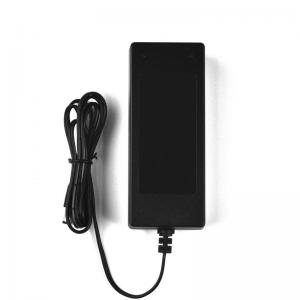 Quality Laptop AC DC Power Adapter 24W Desktop Type 2 Pin Black Color For CCTV Camera for sale