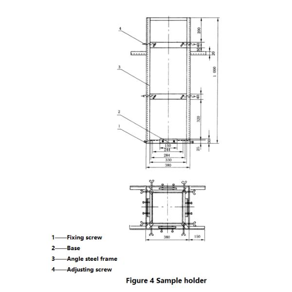 Building Material Difficult Flammability Test Apparatus DIN 4102-15 B1 Level