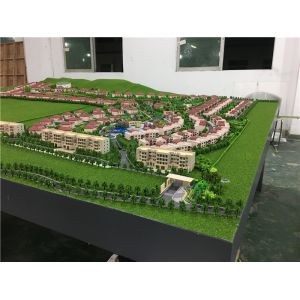1/300 Scale Real Estate Development Model For Villas Size 2.6x2.0m