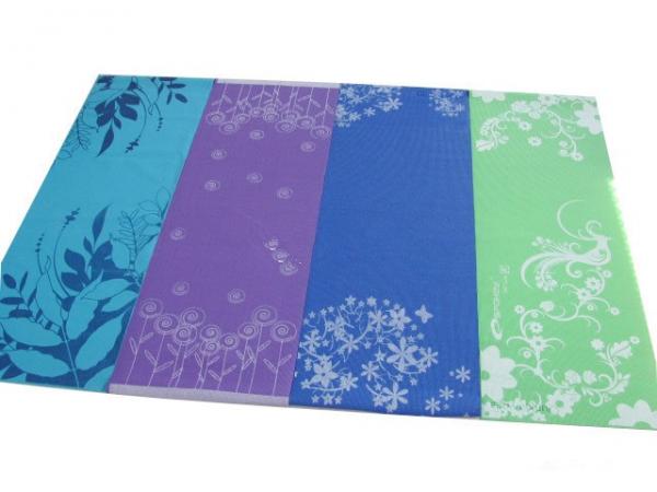 ECO tpe yoga mat, 4-10mm for different trainer use flower pattern