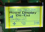 UC1698 Driver Dot Matrix Lcd For Fireplace RYG180100A Wide Operation