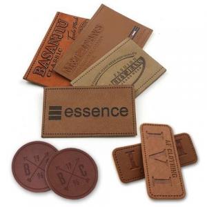 Quality Custom Printed Clothing Leather Labels Customized Embossed Leather Patch for sale