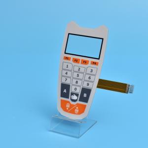 China High Reliability Transparent Polyester Graphic Overlay Membrane Switch With LCD Window on sale