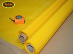 43T Polyester Nylon Monofilament Silk Screen Mesh For Printing White And Yellow
