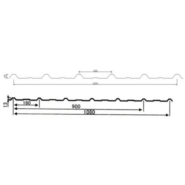 Automatic Double Deck Roll Forming Machine For Making Steel Roof Panel