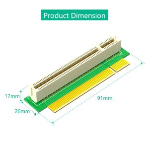 120Pin PCI 32Bit Raiser Card 95x30x20mm for Desktop