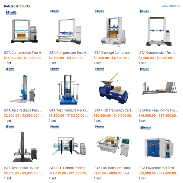 ISTA Test Package Pneumatic Impact Drop Testing Machine Packaging Paper Box Drop Impact Tester