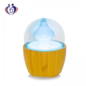 China Desktop Ultrasonic Aroma Diffuse Essential Oil Humidifier 200ml Natural Wood Base on sale