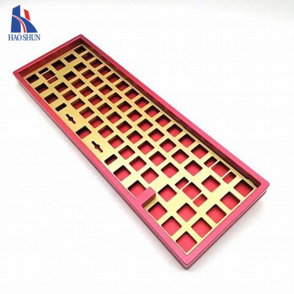 Buy OEM Custom For CNC Processing Mechanical Metal Anodized Aluminium 6061 6063Keyboard Case at wholesale prices