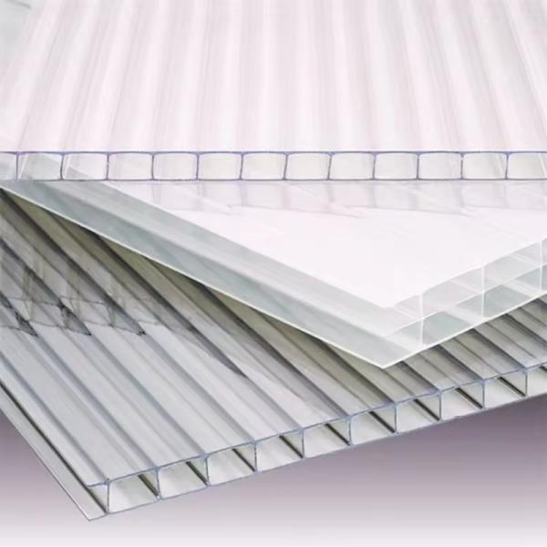 Buy Polycarbonate 1-8 Layer Diamond Multiwall Structure Sandwich Roof Hollow Pc Sheet Polycarbonate Double Wall Panels Roofing Sheet at wholesale prices