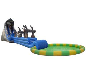 Quality inflatable N slide with pool for chlidren for sale