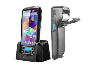 Quality Waterproof IP65 Handheld Terminal With Printer , Android PDA Device BH98 for sale