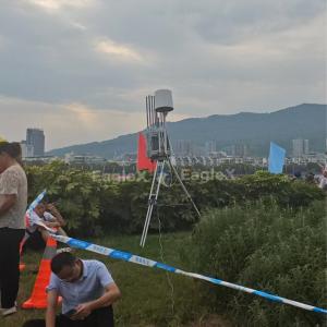 Quality 3/5/10KM Drone Jammer Fixed Outdoor Fpv Jamming Detection All In One with drone command control syestem for sale