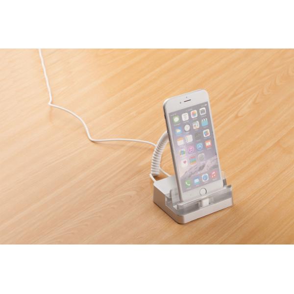 COMER anti-theft alarm security devices for cellphone accessories stores Tablet Stands with charging cord