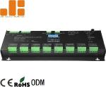 32 Channels Black LED DMX512 Decoder For RGBW Lighting Constant Voltage PWM