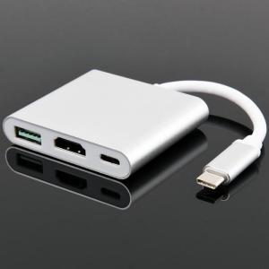 China Multi - Function Type - C To VGA Converter , Vga + HUB + PD Three - In - One Conversion Line Adapter on sale