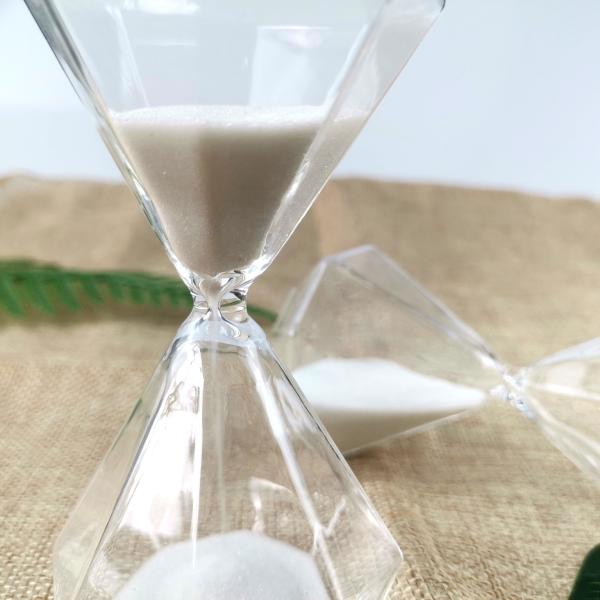 Diamond Sand Timer Hourglass 1-30min Logo Customized Timekeeping Device