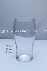 China high quality machine blown glass beer cup wholesale, wine glass on sale