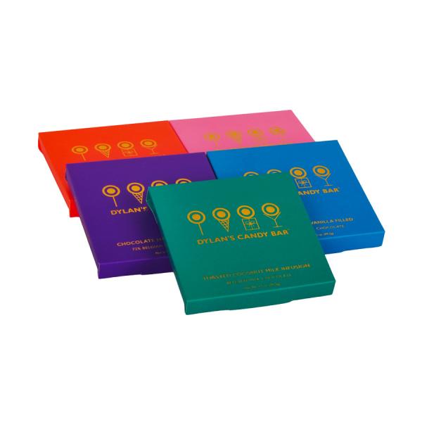 Buy Textured Paper Eco Friendly Chocolate Boxes Foldable 6 X 6 X 6cm Size at wholesale prices