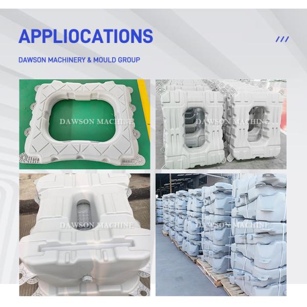 Automatic Plastic Floating Pontoon Platform Making Machine HDPE Extrusion Blow Molding Machine