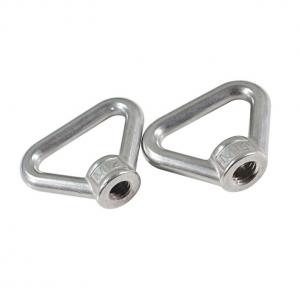 China Silvery DIN Standard Stainless Steel Triangle Lifting Nuts for Riggings Durable Design on sale