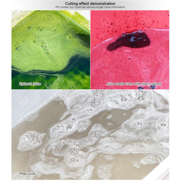 Fruit Vegetable Celery Juice kale Kale Juice Spinach juice Juice made from wild cherry plums Spiral juice extractor