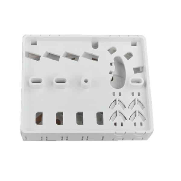 4C Wall Socket PC ABS 4 port Fiber Optic Termination Box 100*80*30mm