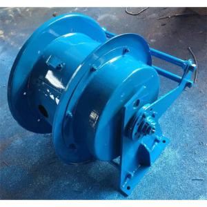 Quality 50m Metal Garden Hose Reel Spring Loaded Horizontal Coiling Installation Pattern for sale