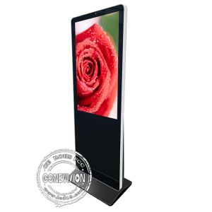 43 Inch Virtual Welcome Touch Screen Kiosk With Web Camera