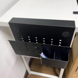 China Desk Organizer Storage Under Desk Steel Hanging Organizer with Multifunctional Design on sale