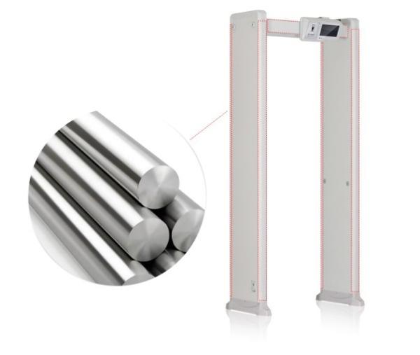 Buy Self Diagnostic Walk Through Security Metal Detectors Sensitivity Adjustable at wholesale prices