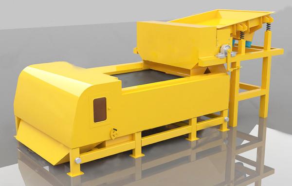 Adjustable Splitter Eddy Current Separator Machine Continuous Operation Aluminum