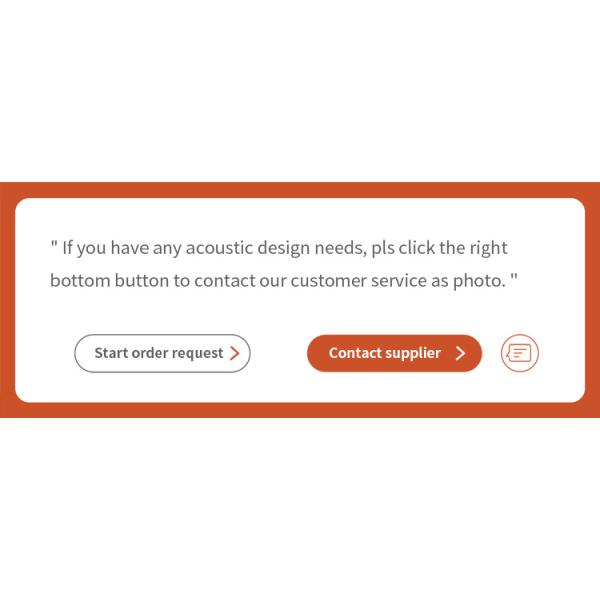 Custom Different Colors Fabric Acoustic Panels With High Density For Walls